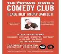 The Crown Jewels Comedy Club with Micky Bartlett image