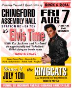 Freddy Boy's Rock n Roll Nites presents:  Lee Jackson as ELVIS and his band plus "The Accidents" on Friday 7th August 2015 image