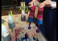 Tie Dyeing at The Doodle Bar  image