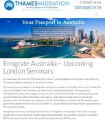 Emigrate To Australia Seminar image