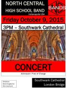 Concert Southwark Cathedral North Central HS Band image