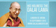 His Holiness the Dalai Lama to Speak at the 02 Arena image