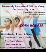 Danceworks Open Houses: Free Taster Ballet Classes image