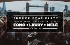 Summer Boat And Night Party With Fono + Lxury + Melé image