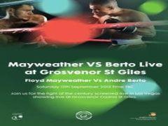 Floyd Mayweather V Andre Bento Live at Grosvenor Casino St Giles image