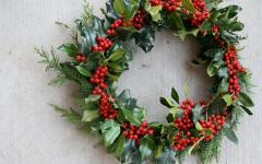 Natural Christmas Wreath Making image