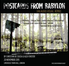 Postrcards from Babylon - An audio-visual remix image