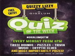 Quiz of the week at Gigalum - Every Monday Night image