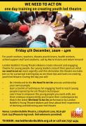 We Need To Act On: Forum Theatre Training, Creating Youth Led Theatre image