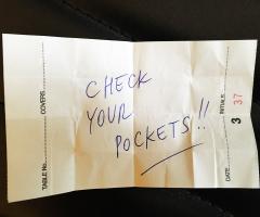 Check your pockets! image