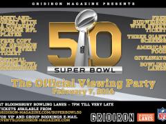 Super Bowl 50 Official Viewing Party presented by - NFL UK & Gridiron Magazine image