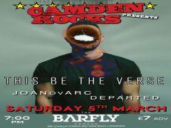 Camden Rocks presents This Be The Verse and more image