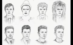 Bowie Life Drawing with Art Macabre image