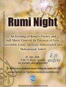 Rumi Night: A Night of Sufi Music Set to Poetry of Rumi image
