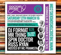 The Doctor's Orders - DJ Format B2B Mr Thing image