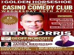 Golden Horseshoe Presents Comedy Club With Ben Norris & Geoff Norcott image