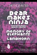 The Facemelter: Bear Makes Ninja, Memory Of Elephants, Lambhorn image