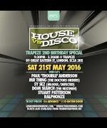 House vs Disco - Trapeze 2nd Birthday Special image