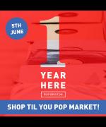 1 Year Here: Shop Til' You Pop Summer Market image