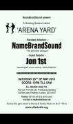Namebrandsound Present: Arena Yard With Jon 1st image
