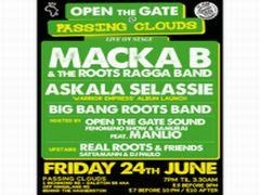 Open The Gate @Passing Clouds ft. Macka B and The Roots Ragga Band image
