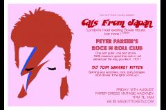 Cats From Japan + Peter Parker's Rock N Roll Club + DJ Tom Whiskeykitten image