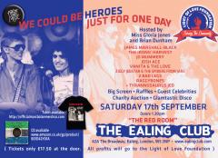 We Could be Heroes, Just for 1 Day - A fundraising gig  image