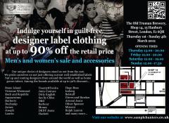 Designer Clothing Sample Sale image
