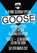 Club NME Saturday Special ft Goose (live) & Autokratz (live) image