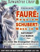 The Rowantree Choir Presents Faure's Requiem image