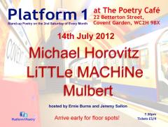 Platform 1 Poetry ft. Michael Horovitz image