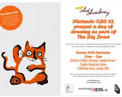 Learn how to draw using Nintendo's New Art Academy at The Big Draw image