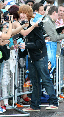 Rupert Grint, Fantastic 4: Rise of the Silver Surfer Premiere in Leicester Square