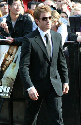 Robert Kazinsky, Die Hard 4 London Premiere