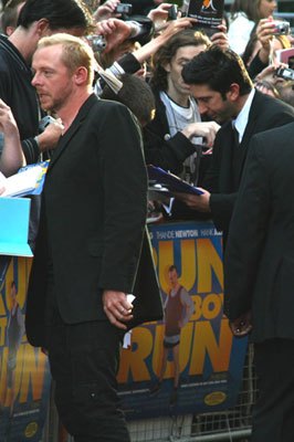 Simon Pegg, Run Fat Boy Run Premiere in Leicester Square
