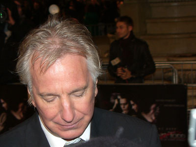 Alan Rickman, Sweeney Todd Premiere in Leicester Square