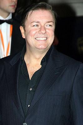 Ricky Gervais, BAFTA Film Awards 2008 in Covent Garden