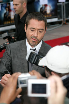 Robert DowneyJr, Iron Man Premiere in Leicester Square