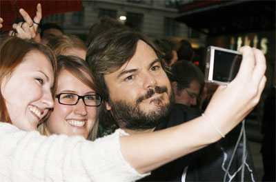 Jack Black, Tropic Thunder Premiere in Leicester Square