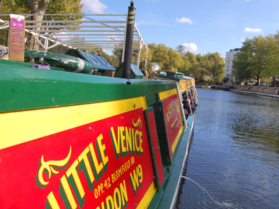 Sail a long boat along Regent’s Canal picture