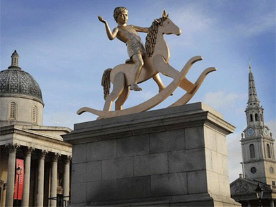See the arty side of Trafalgar Square picture