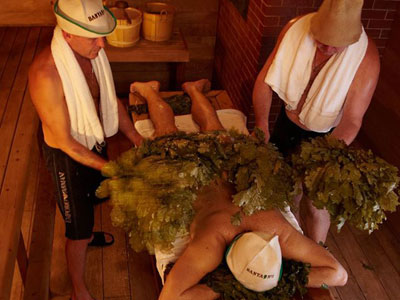 Head to a Russian spa with vodka image
