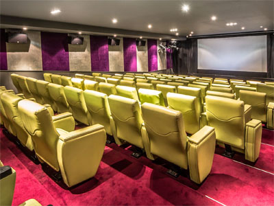 Watch films in a luxury private cinema image