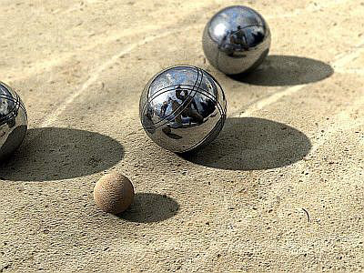 Pétanque in a bar  picture