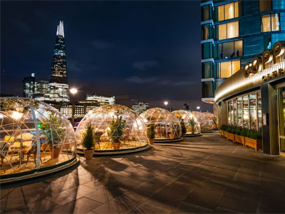 Chill with cocktails in an Igloo by the Thames image