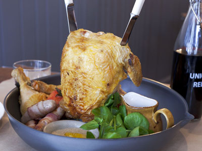 Roast Chicken for two