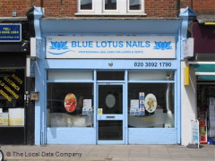 Blue Lotus Nails image