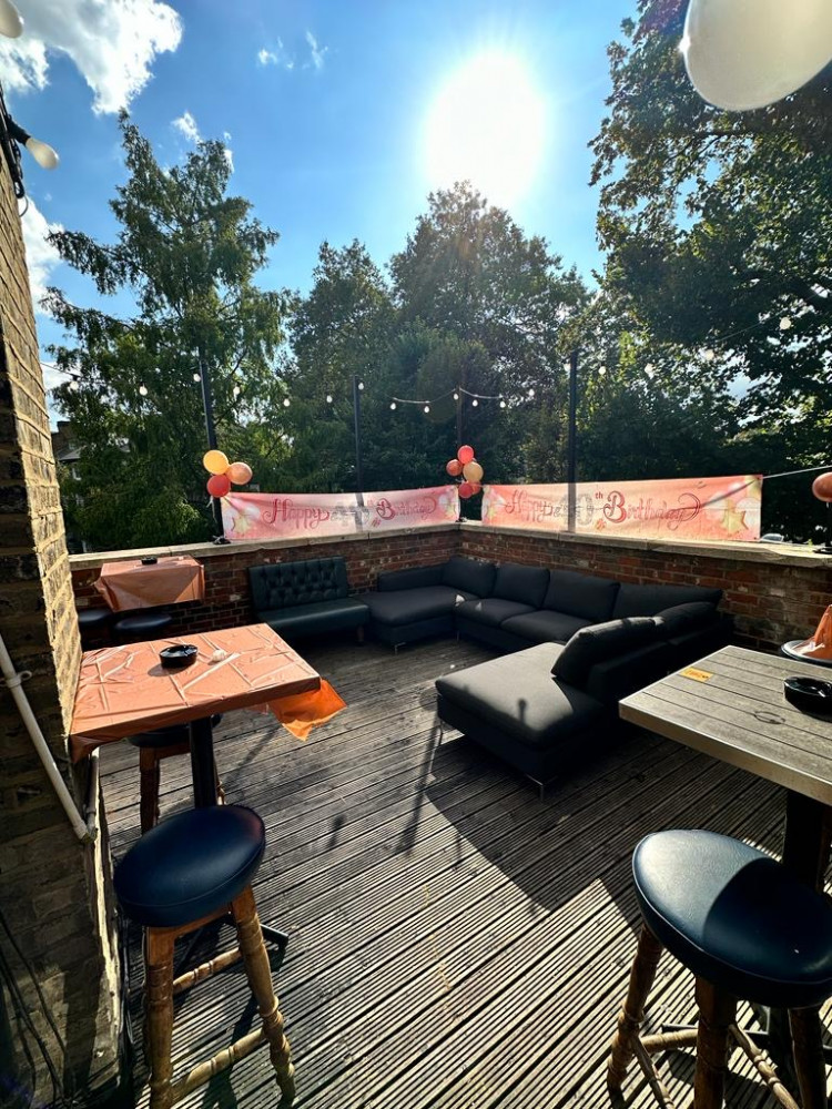 The terrace