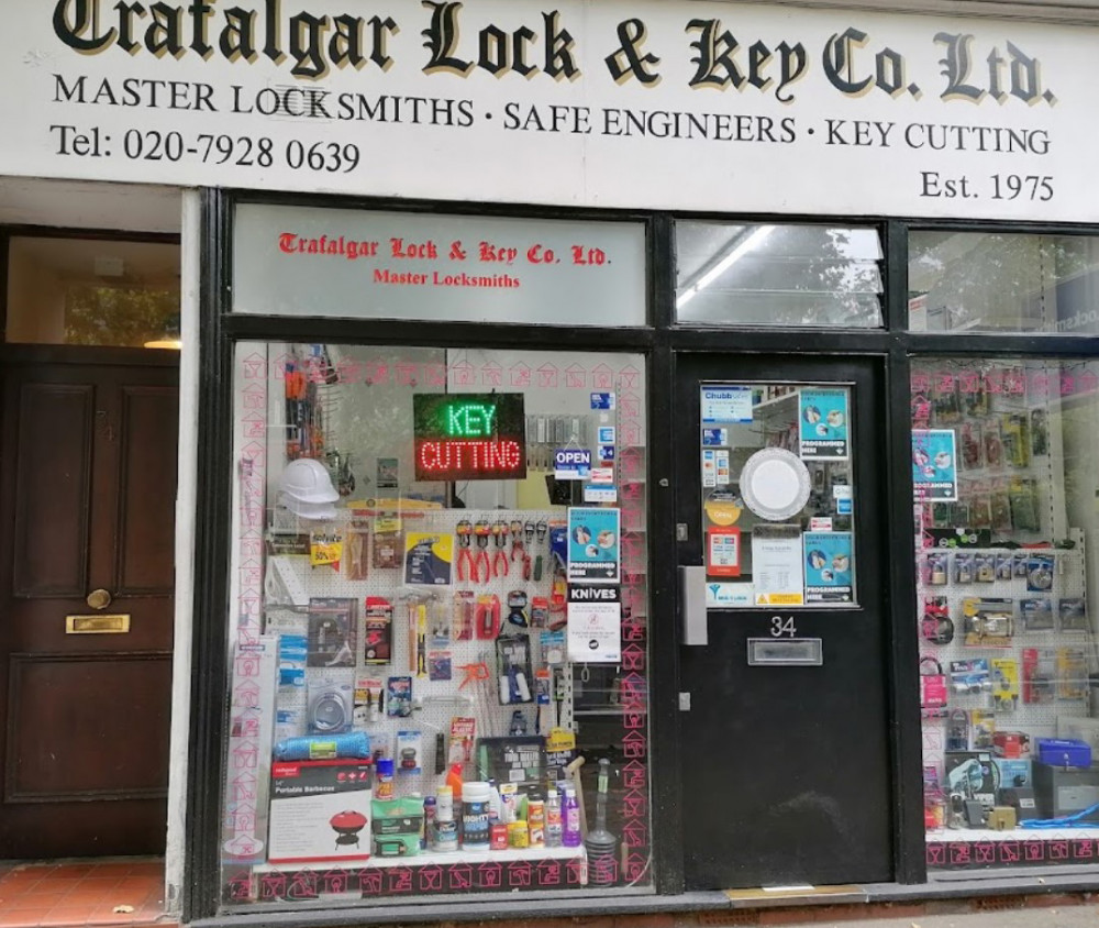Trafalgar Lock & Key image