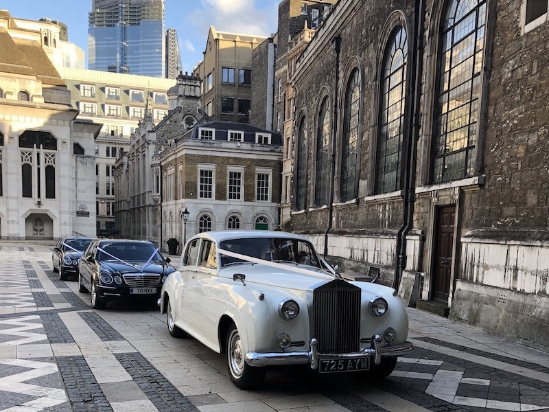 1960 Silver Cloud and Mercedes Limousine